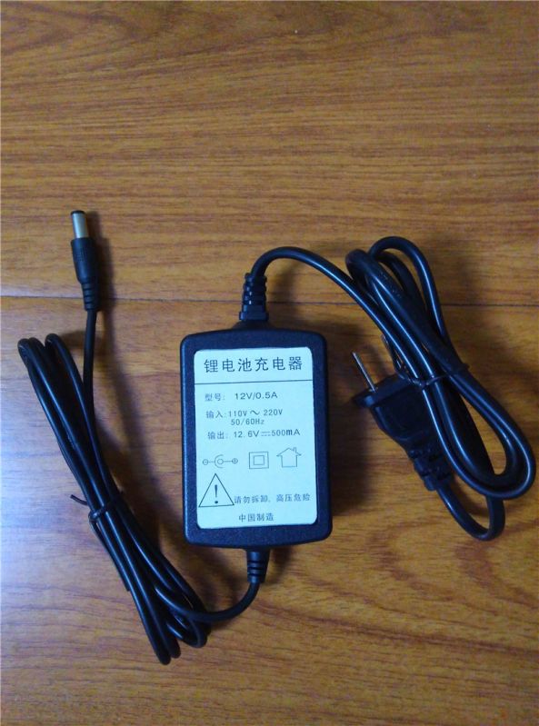 12V 0.5A Lithium Battery Charger